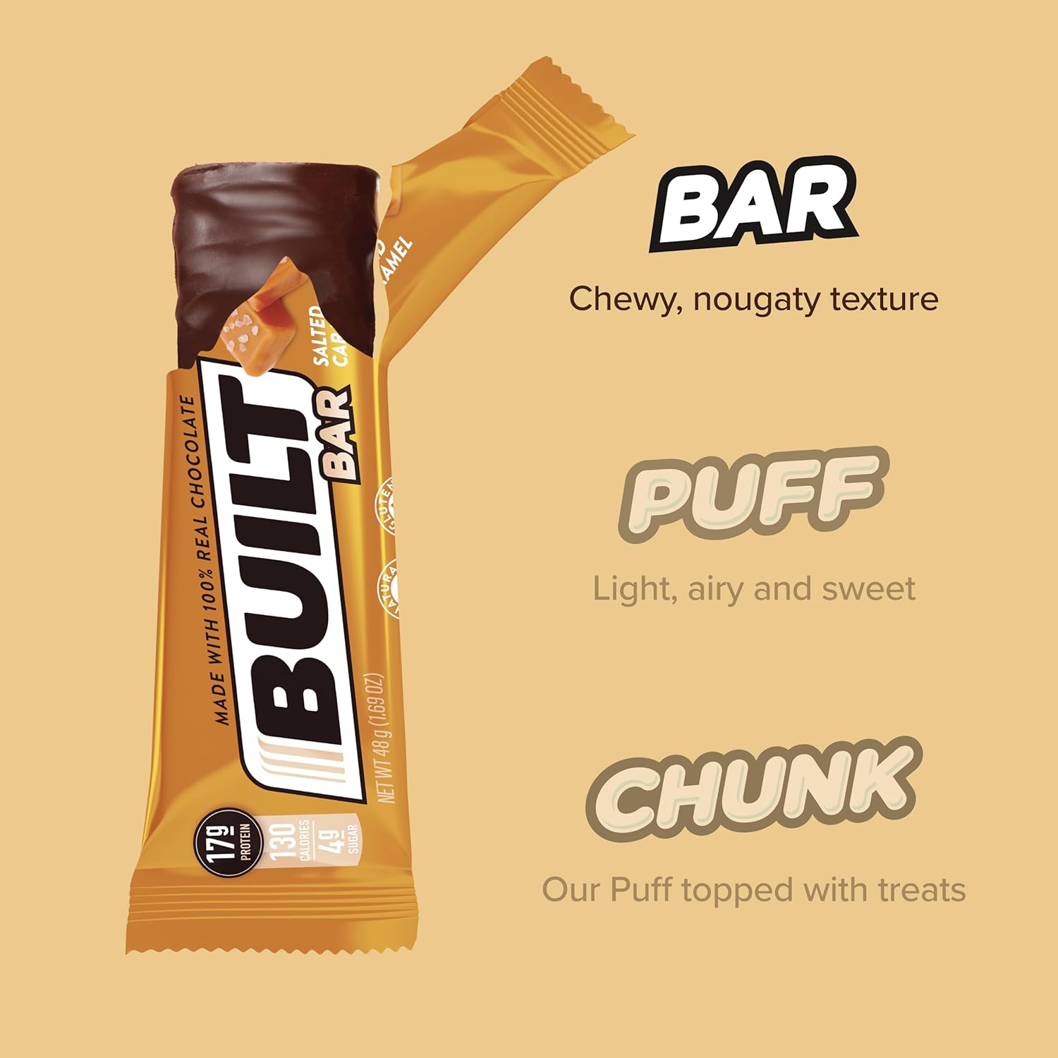 12 Count Salted Caramel Protein Bar N8821