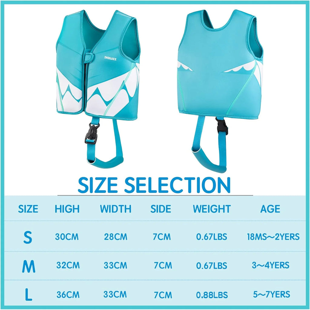 Toddler Swim Vest with Adjustable Safety Strap I7518
