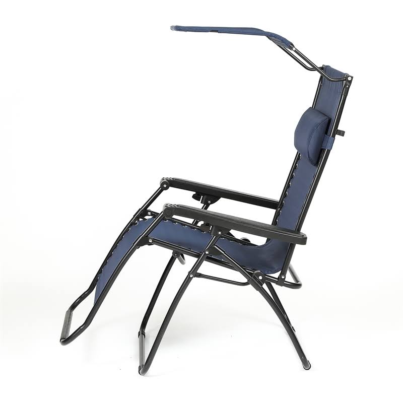 Blue Zero Gravity Chair with Canopy W152339