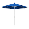 Royal Blue 11' Fiberglass Market Umbrella with Double Wind Vent C81599