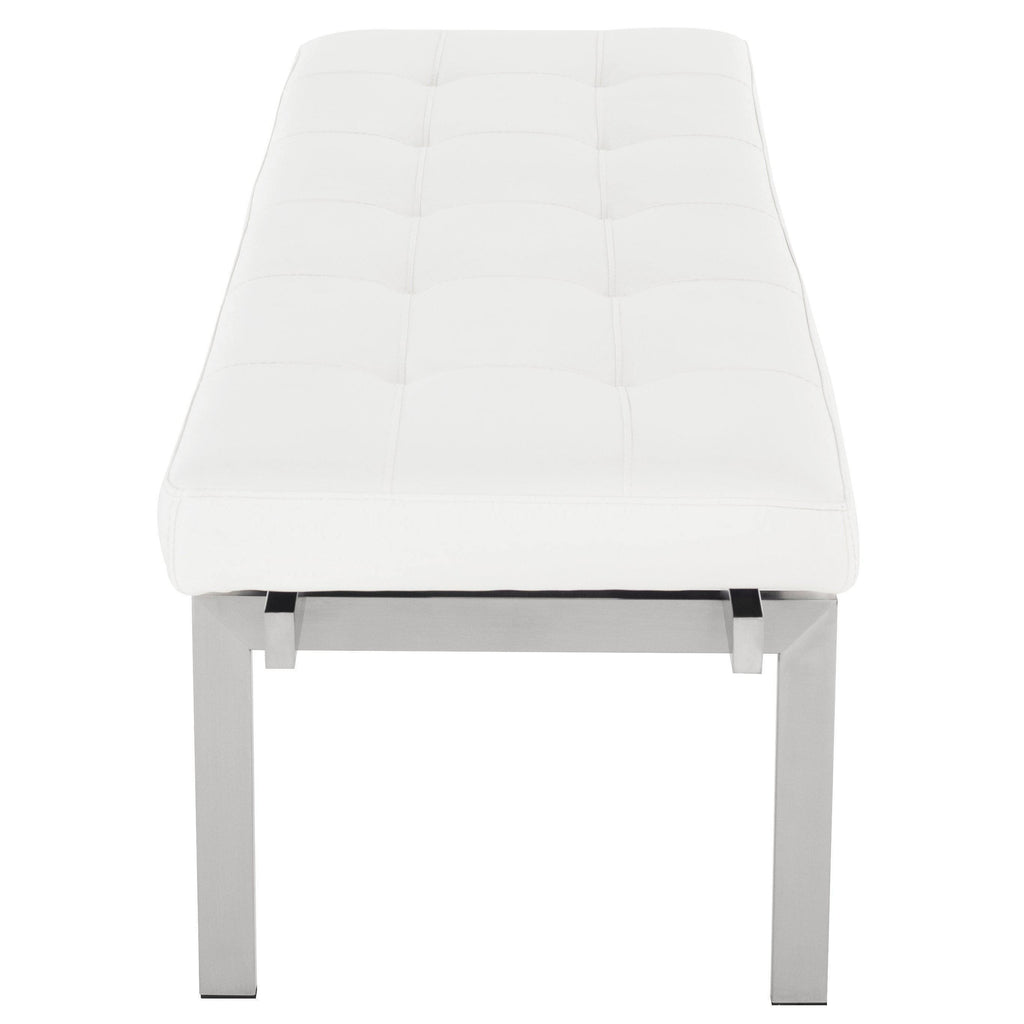 White Louve Bench J505