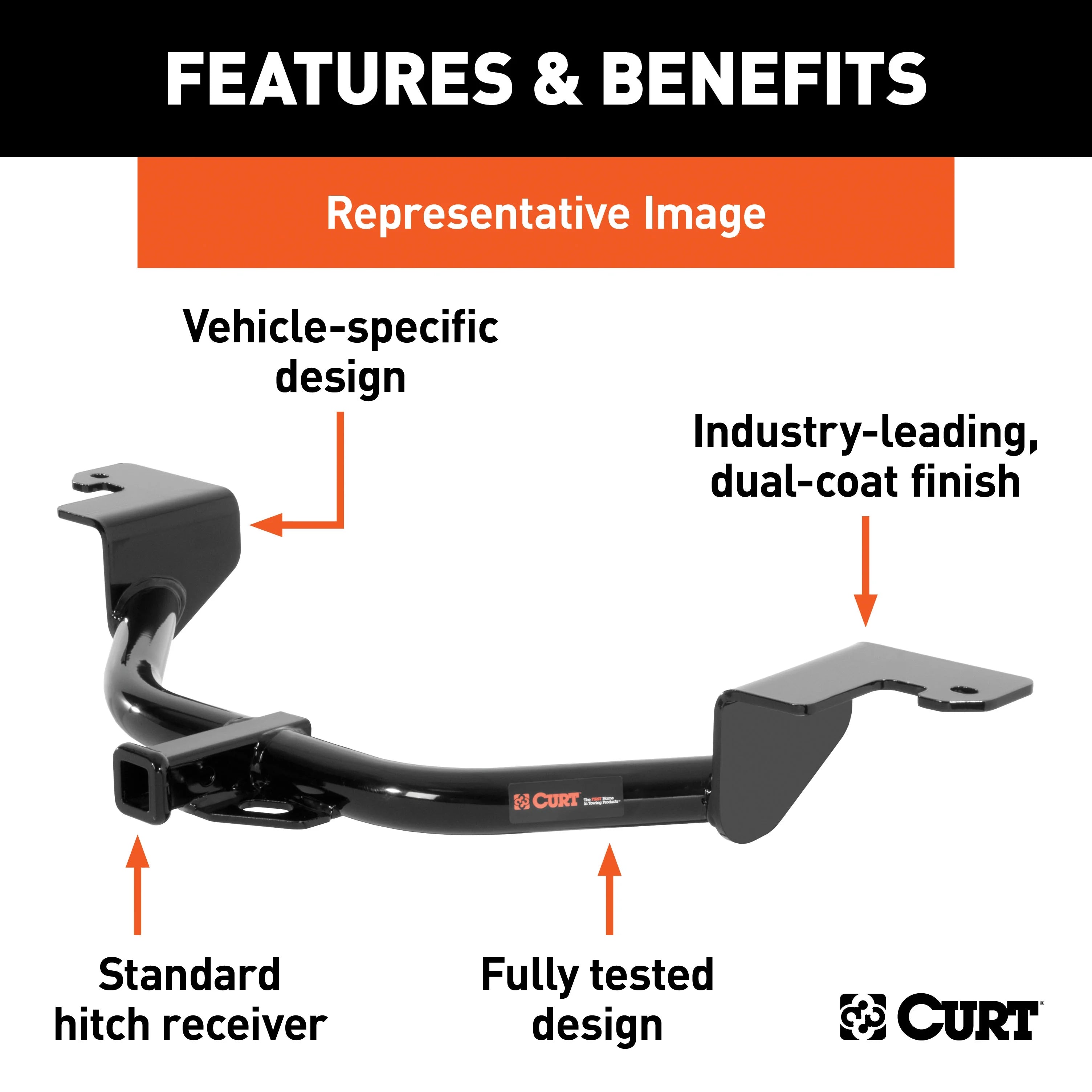 Class 2 Trailer Hitch with 1-1/4-Inch Receiver S786956