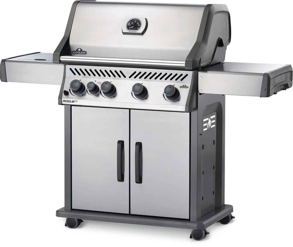Stainless Steel Propane Gas Grill with Infrared Side Burner K3515