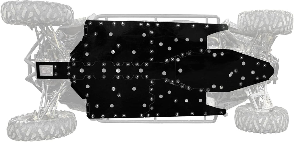 Full Skid Plate for Polaris RZR S4 1000, 1/2" Thick ARMW Material F5709