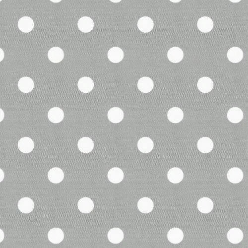 Gray and White Dots and Stripes Rocking Chair Pad F577028