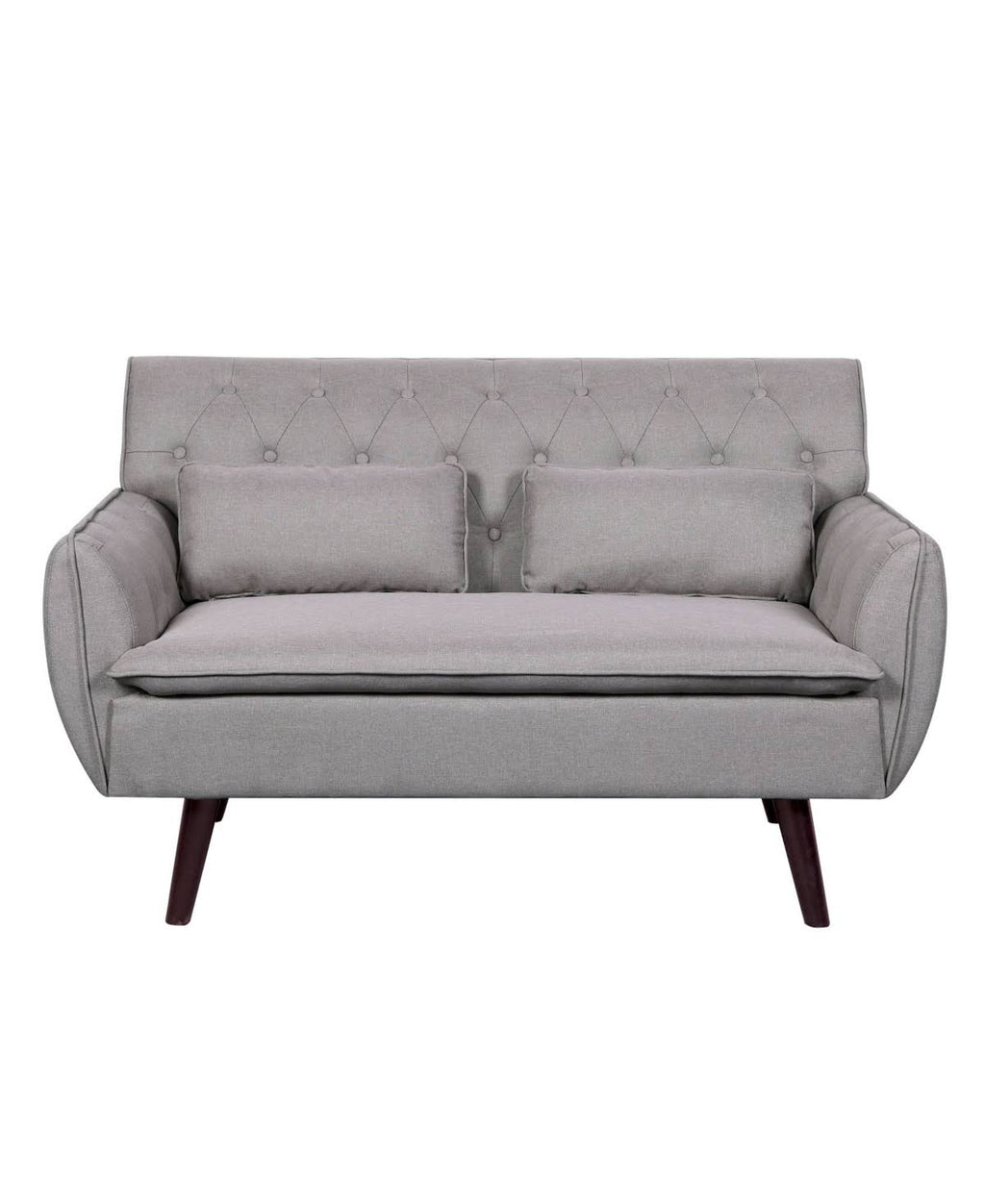 Linen Tufted Loveseat W19093