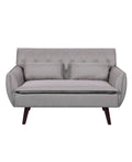 Linen Tufted Loveseat W19093