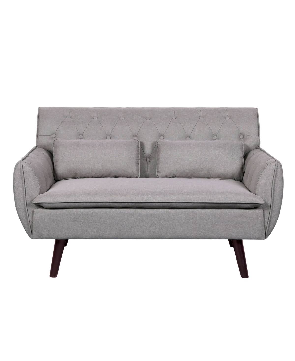 Linen Tufted Loveseat W19093