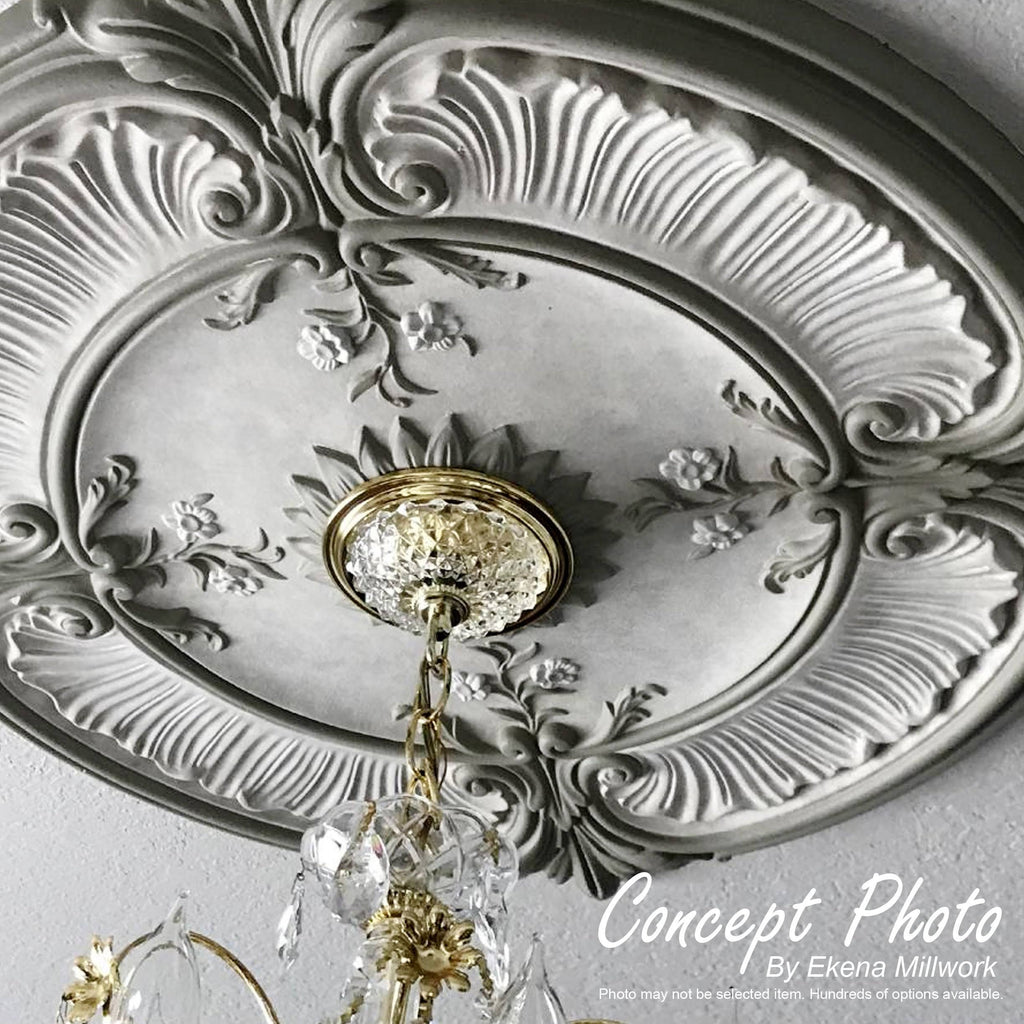 Marseille Ceiling Medallion, Hand-Painted Night Shade T875292