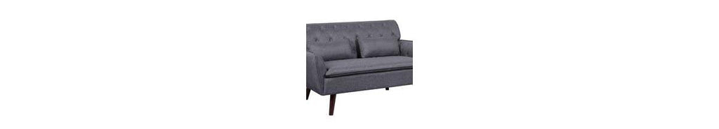 Linen Tufted Loveseat W19093