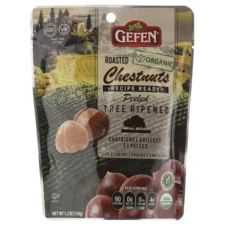 Organic Roasted Peeled Chestnuts 5.2 oz (Pack of 24) S779690
