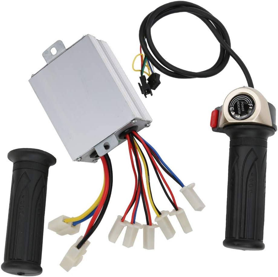 24V 500W Aluminum Alloy & Plastic Brush Controller with LCD Display O753