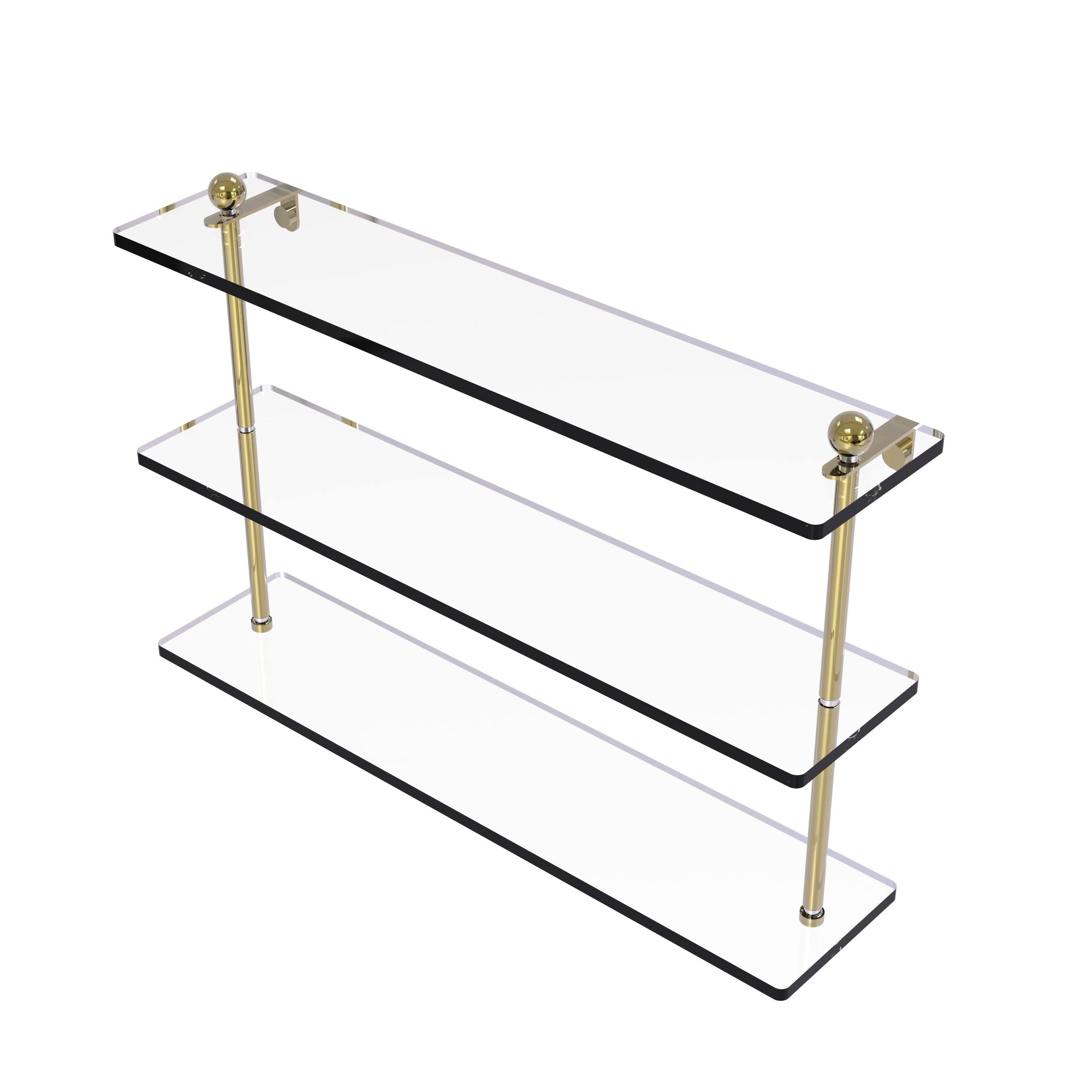 Triple Tiered Glass Shelf C543