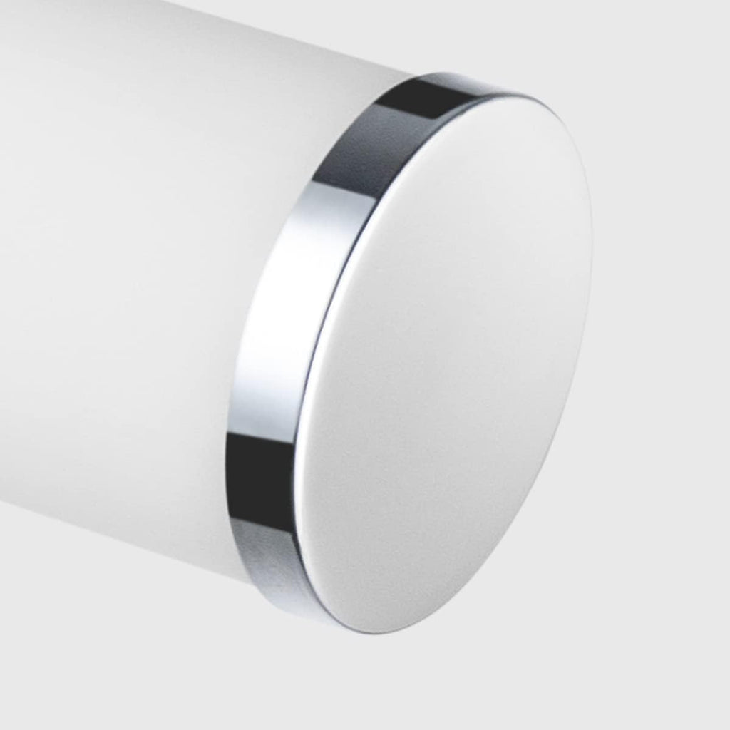 24in LED Vanity Light Dimmable Chromed Tube Cylinder Bar F7732