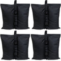 Black Polyester Sandbag Canopy Weights, Set of 4 V817995