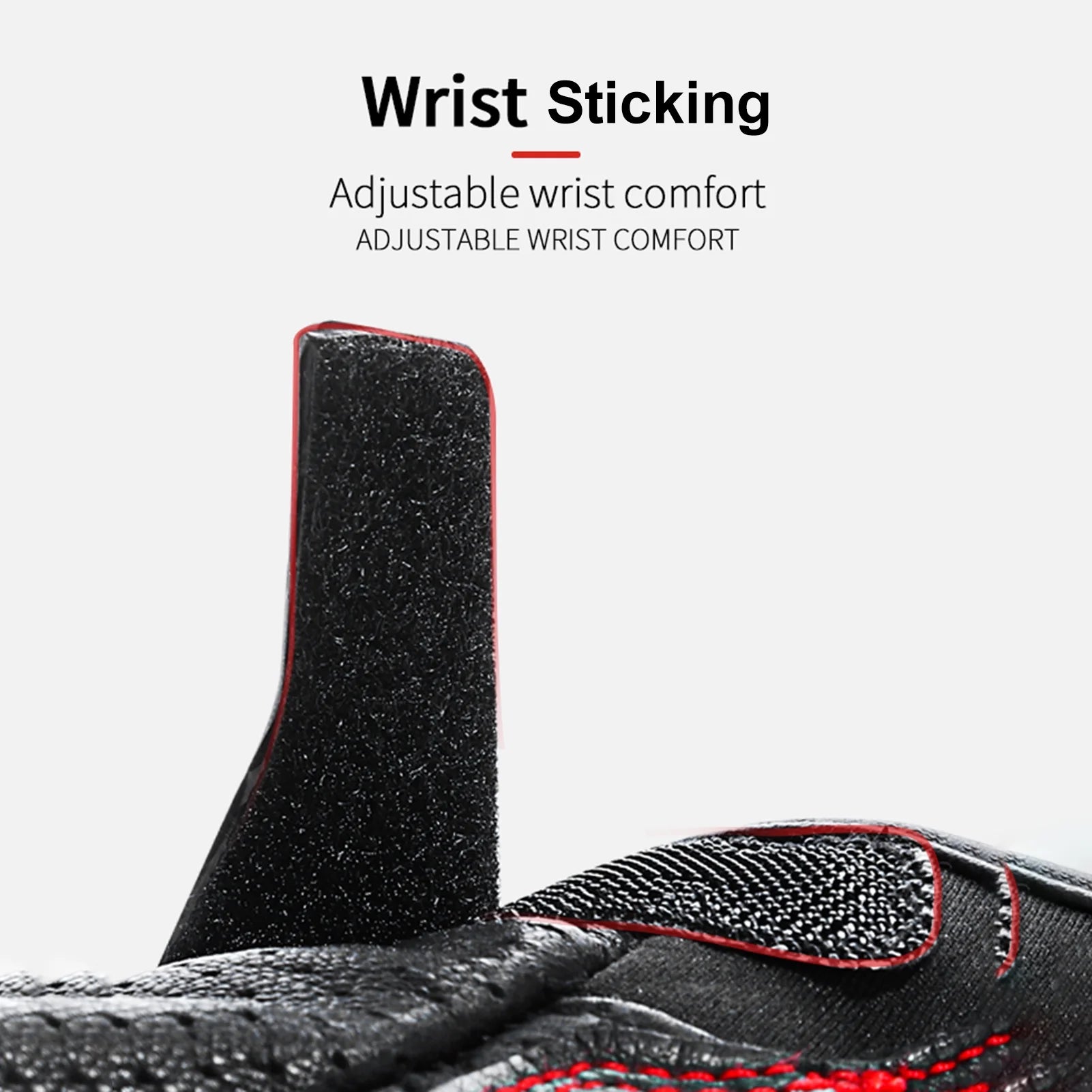 Motorcycle Gloves with Carbon Fiber Protective Hard Knuckles U6274