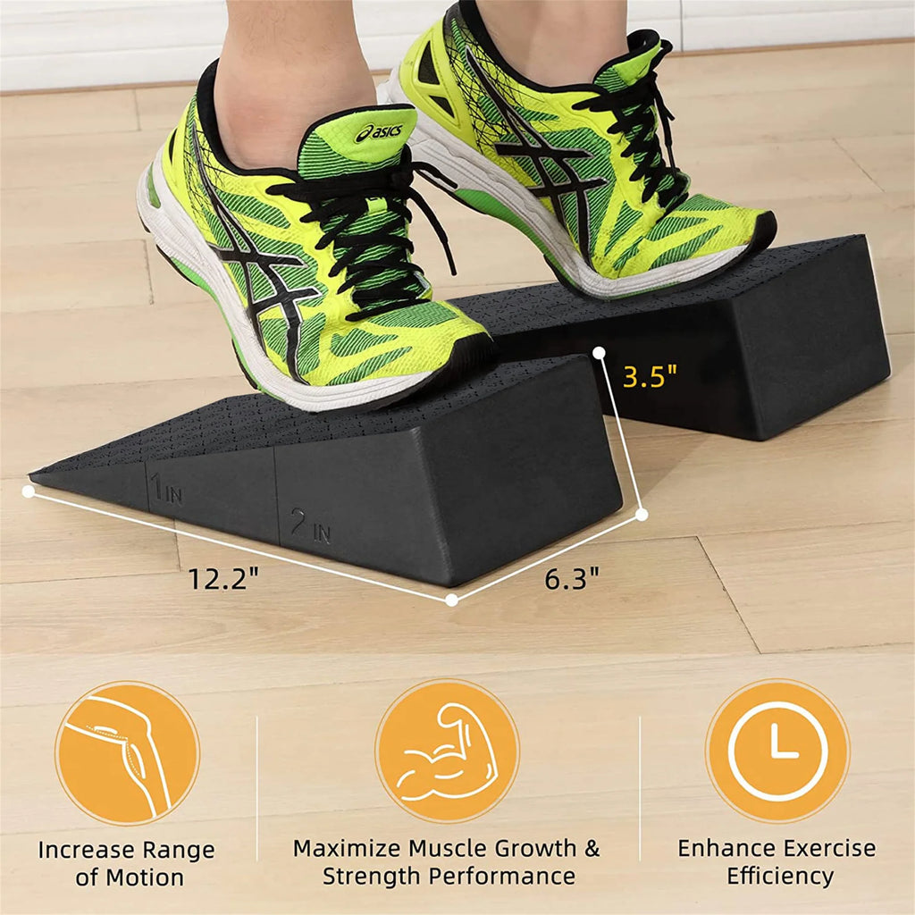 Squat Wedge Blocks Non-slip Calf Raise Platform J2715