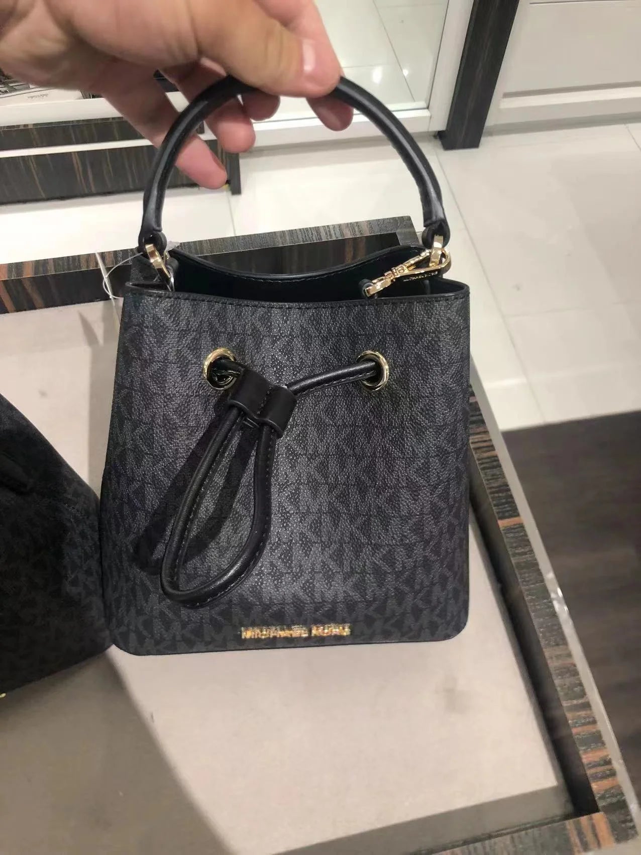 Black Small Logo Crossbody Bag M506