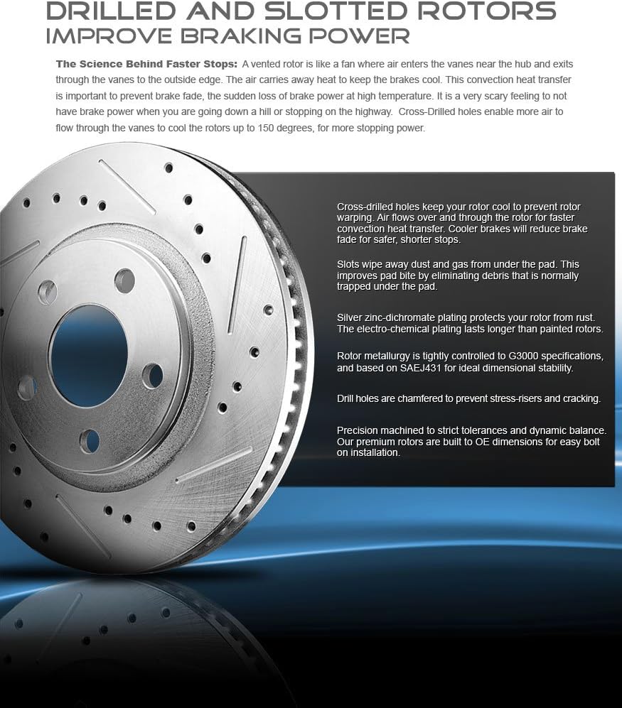 Front 299.86mm 5 Lug Rotors + Brake Pads + Clips K228
