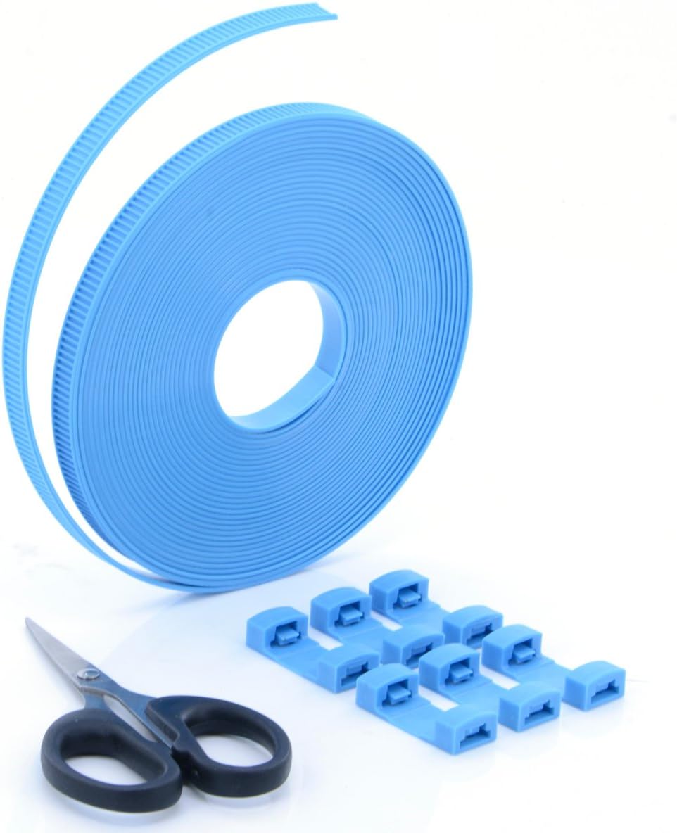 Nylon Cable Ties, 8 Meters Cable Roll With Connectors, 1 Pcs/Pack X63175