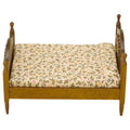 Doll House Miniature Double Bed Model Bedroom Scene Prop Decoration E8300