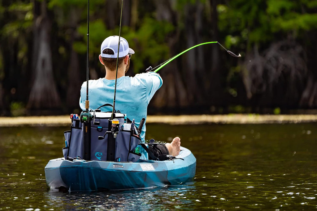 3700 Size Grey Zipperless Heavy Duty Water Resistant Tarpaulin Kayak Tackle Bag B61323