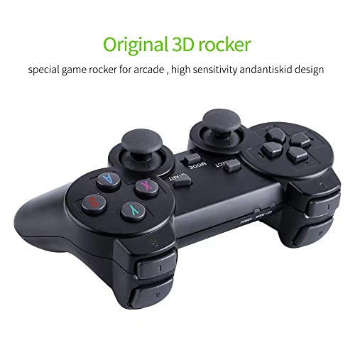 Wireless Retro Gaming Console with Dual 2.4G Wireless Controllers (64G) G341113