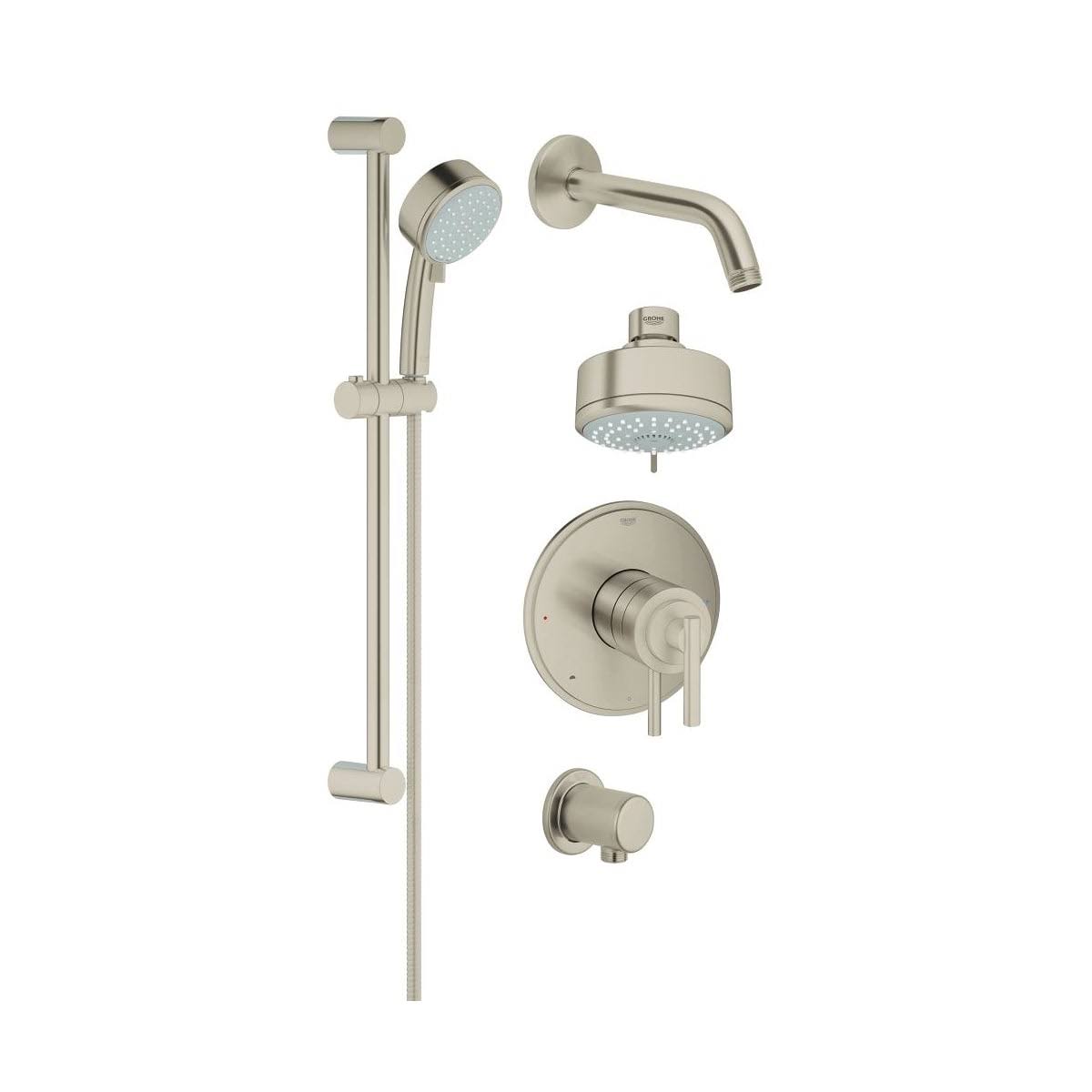 Brushed Nickel Shower System H21079