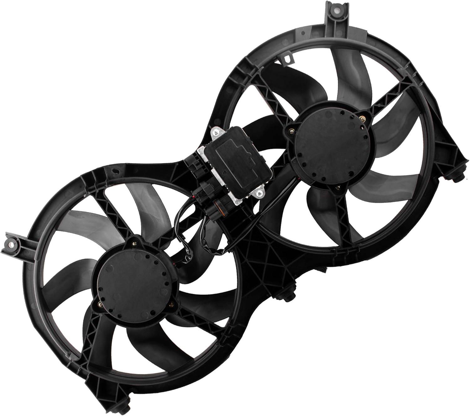 Dual Radiator and Condenser Cooling Fan Motor Assembly Q79155