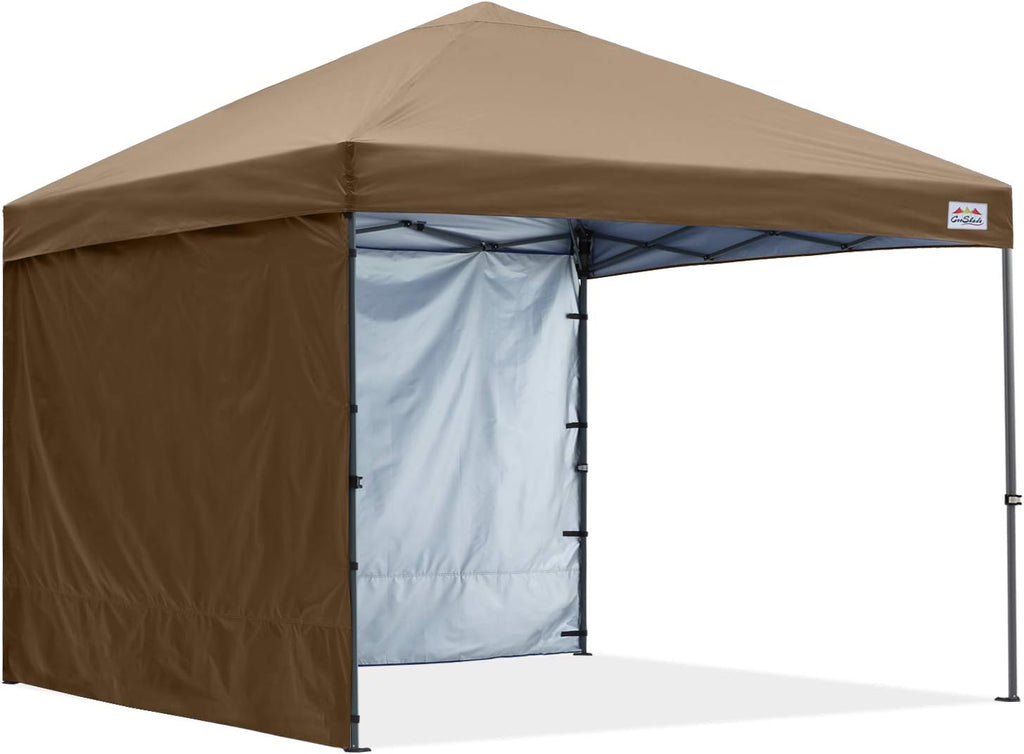 Pop Up Canopy Tent 8x8Ft with 2 Removable Sunwalls Wheeled Carry Bag Royal Blue H871