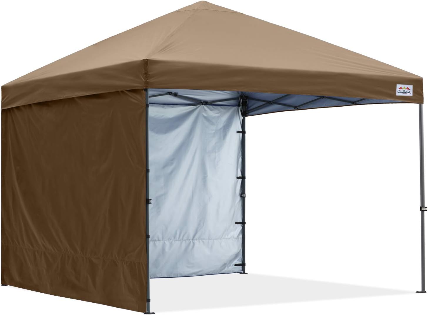 Pop Up Canopy Tent 8x8Ft with 2 Removable Sunwalls Wheeled Carry Bag Royal Blue H871