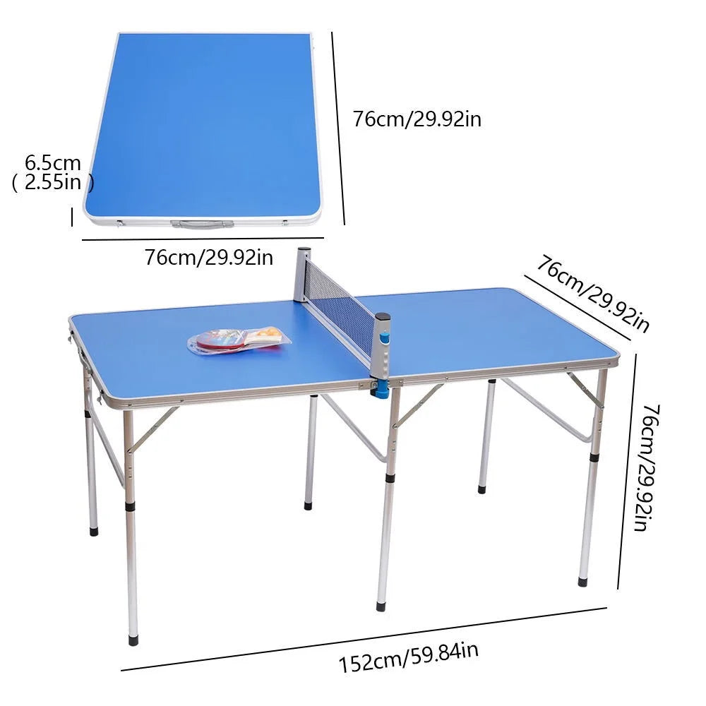 Foldable Ping Pong Table with 2 Paddles and 3 Balls S380