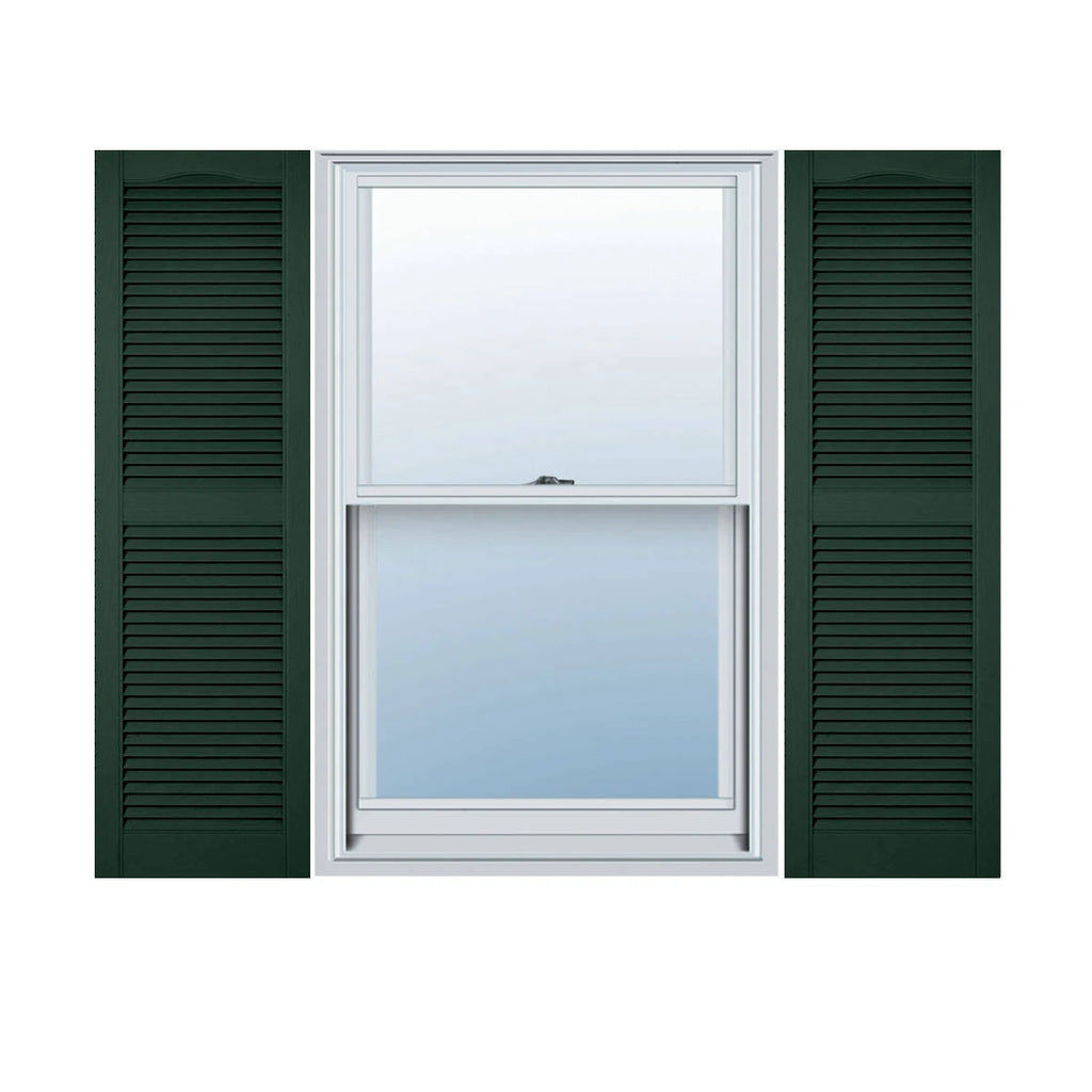14 1/2 inchw x 65 inchh Vinyl Open Louver Shutters Per Pair K711