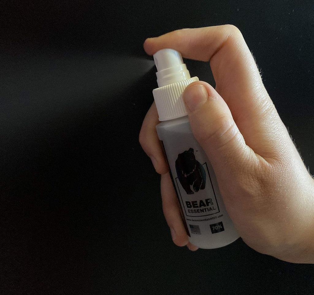 High Purity USP Grade Isopropyl Alcohol 70% 24 Spray Bottles 2 OZ Each V4970