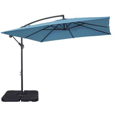 Lake Blue Square Cantilever Umbrella E251