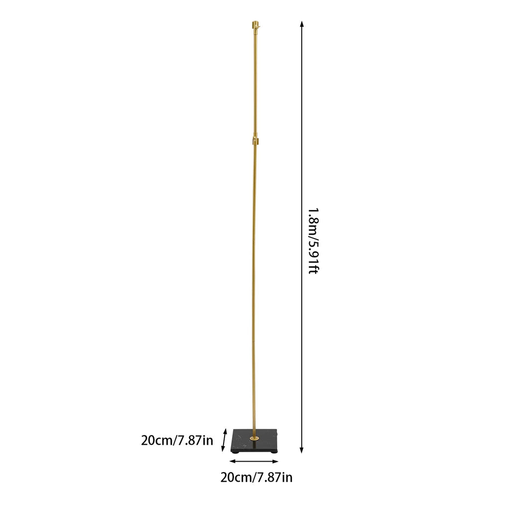 63" Tall Metal Easel Stand with Marble Base W580