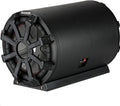 10 Inch 400W RMS 800W Peak Power 4 Ohm Enclosed Tube Subwoofer Enclosure, Black J655413