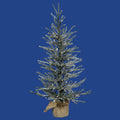 30x22 Frosted Angel Pine Artificial Christmas Tree Warm White LED Lights P291