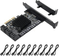 4X 16 SATA Port PCIe Card with 16 SATA Cables R90364