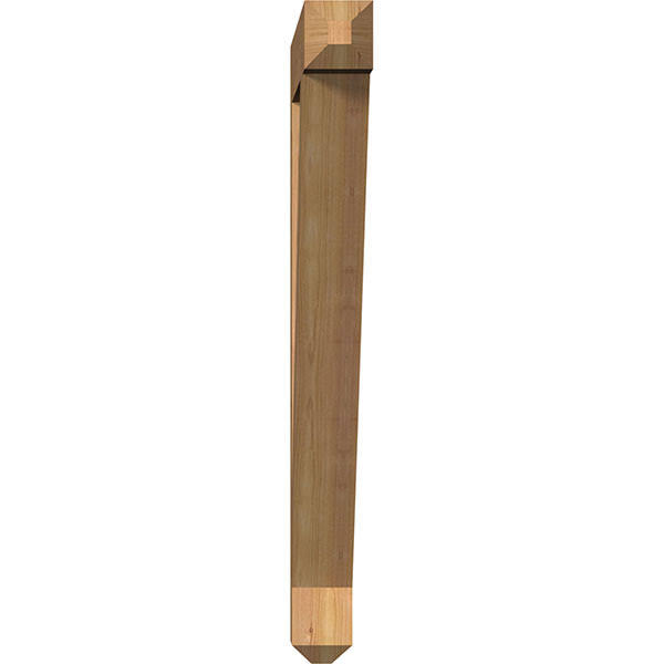 Traditional Craftsman Smooth Bracket, Western Red Cedar E670402
