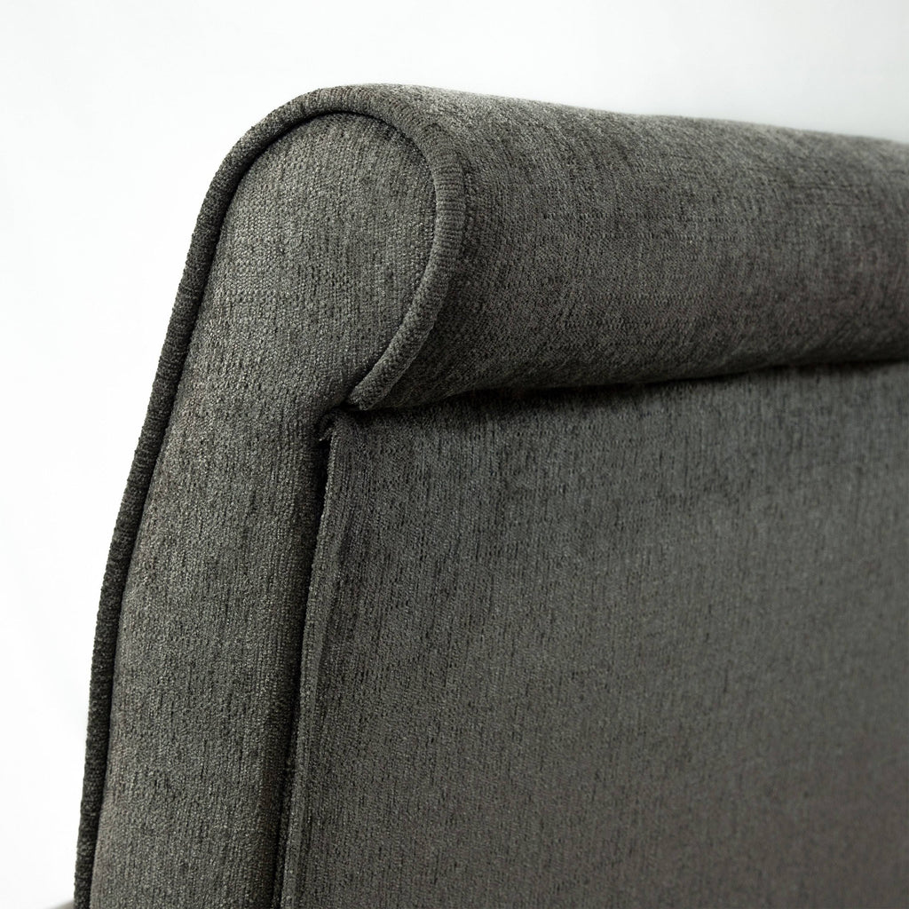 Taupe Chenille Counter Height Chair Set of 2 T4766