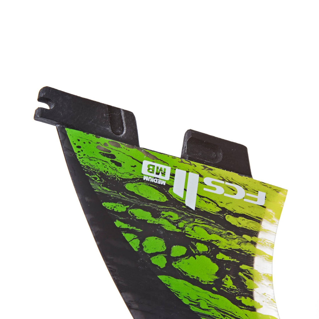 Green Medium PC Carbon Tri-Quad Fin Set J658652
