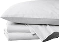 300 Percale Fitted Sheet Twin Alpine White A5249