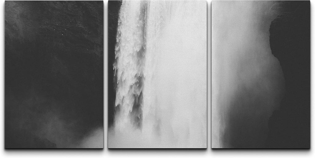 Canvas Print Wall Art Set Ocean Waves Marine Life Nautical Landscape Blue 16x24 x 3 R62973