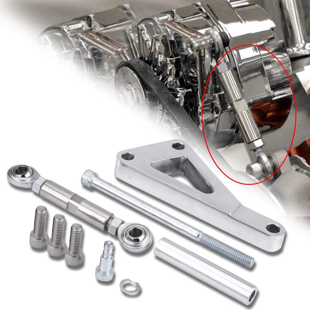 Polished Aluminum Alloy Alternator Bracket Kit Pack of 2 D47315