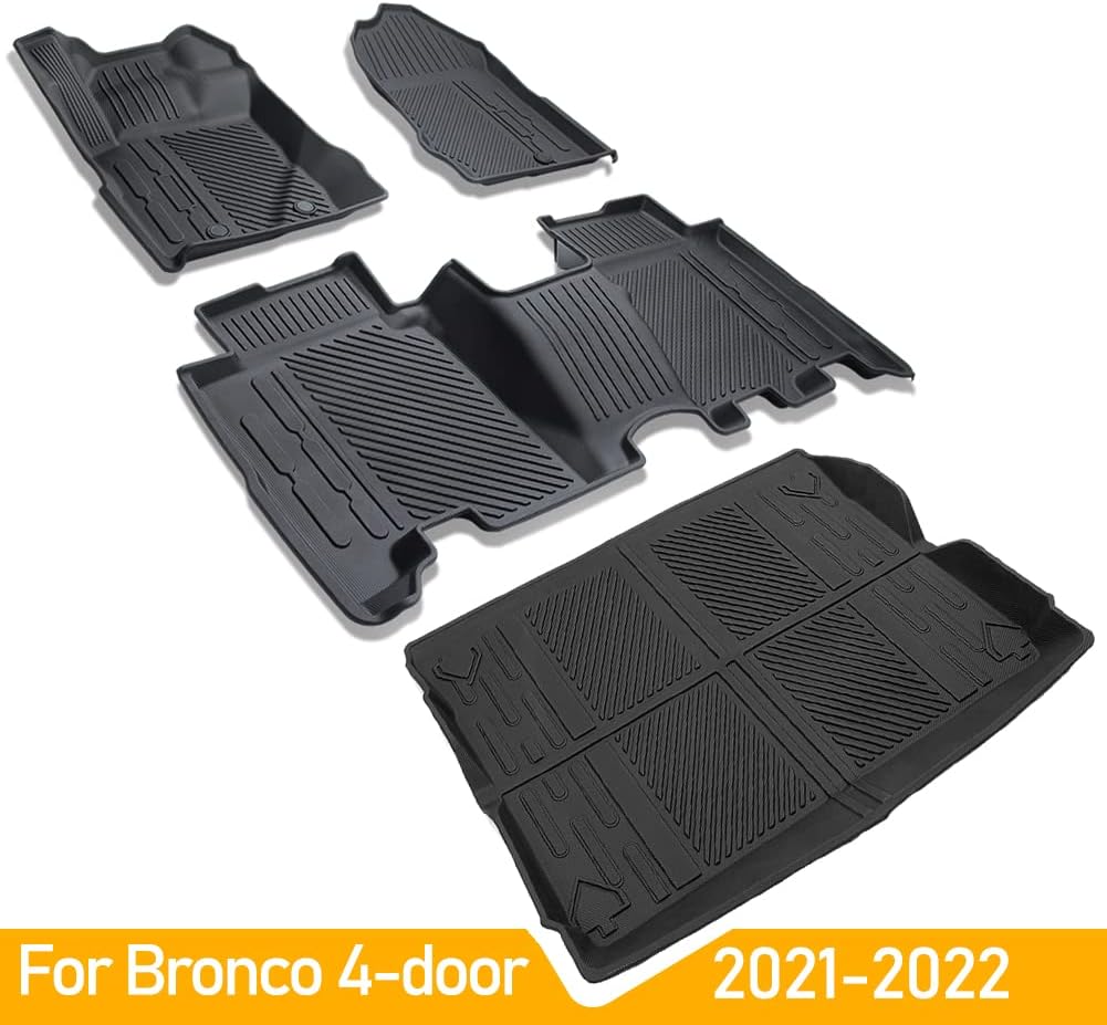 Cargo Liner for Ford Bronco 4-Door All Weather Cargo Mat W3358