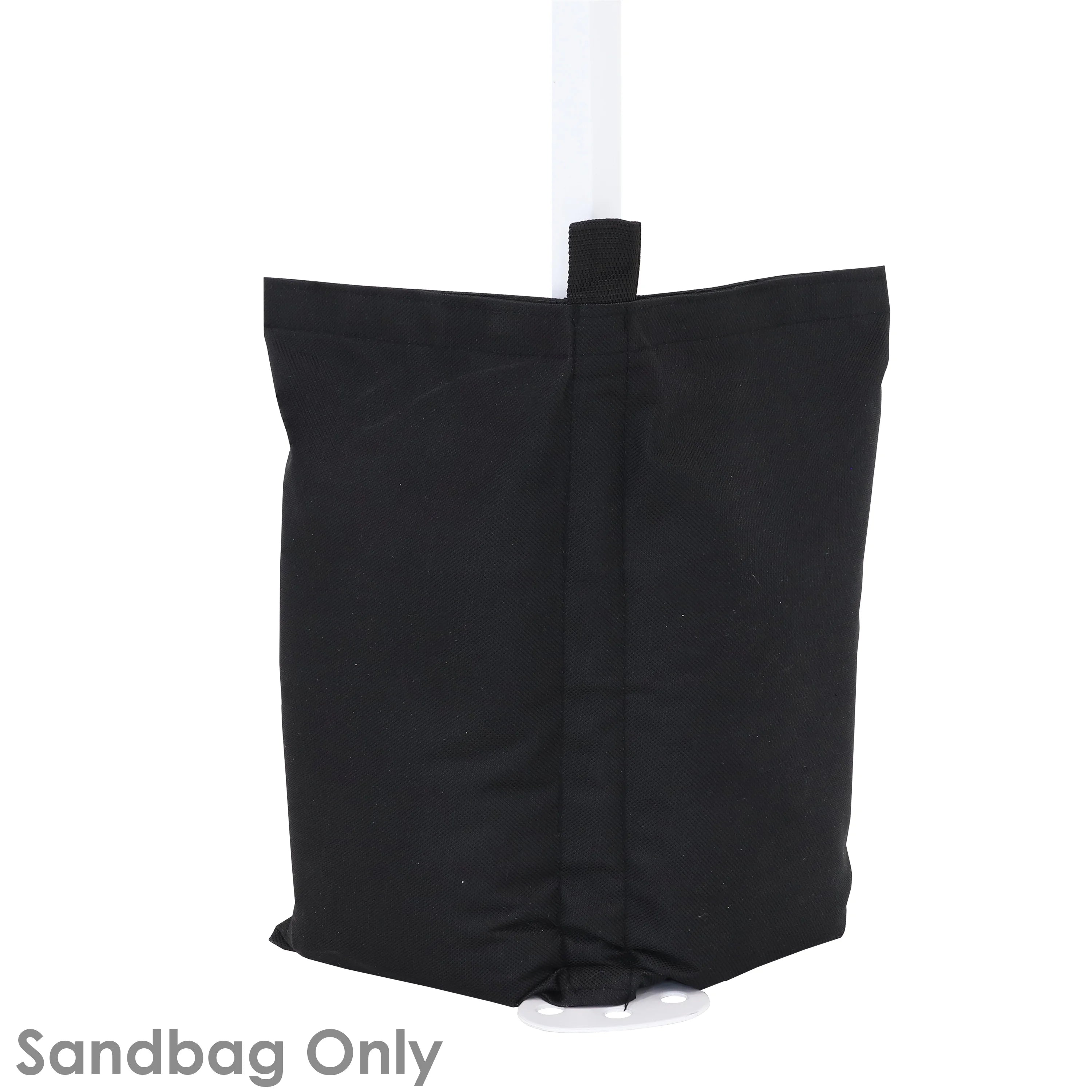 Black Polyester Sandbag Canopy Weights, Set of 4 V817995