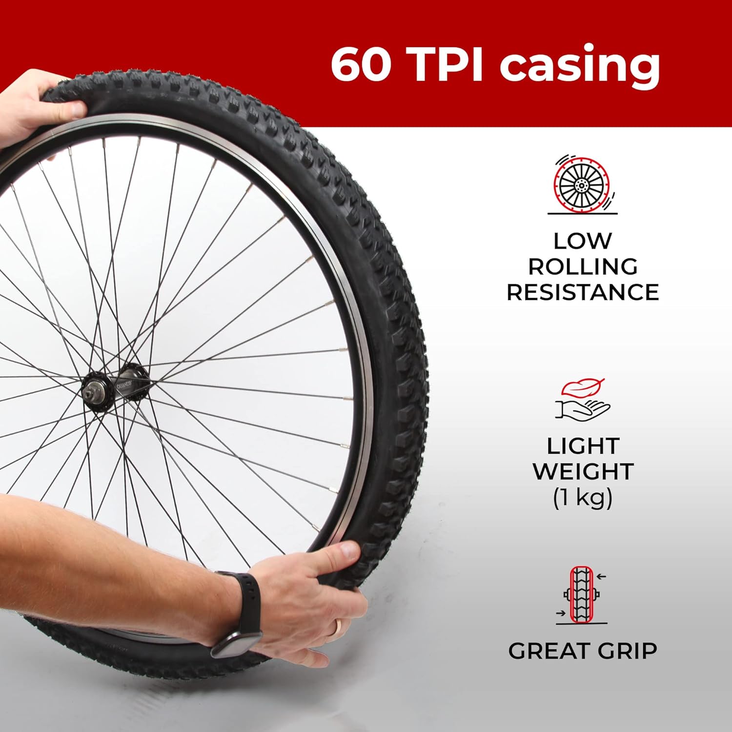 Pair 27.5 x 2.35 Inch 60 TPI Foldable All Mountain Enduro Tires B5908