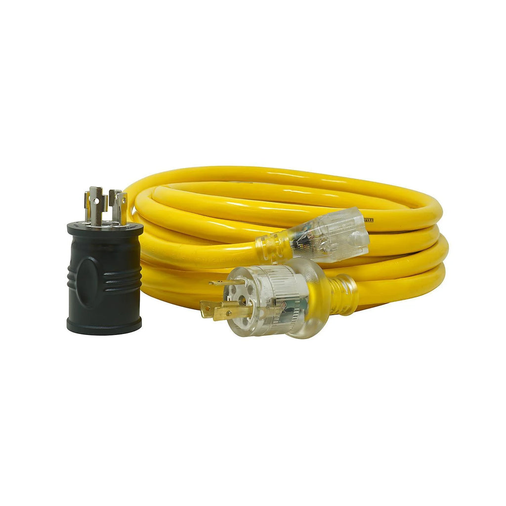 25 Ft. 10/3 15A Generator Cord with Adapter V1447