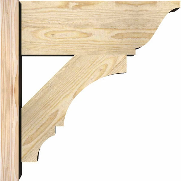 8x22W x 20x22D x 20x22H Rough Sawn Douglas Fir Outlooker N572